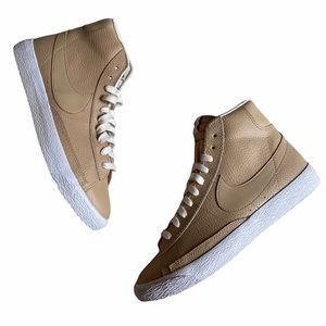 Nike Tan Mid Leather Blazer 7Y